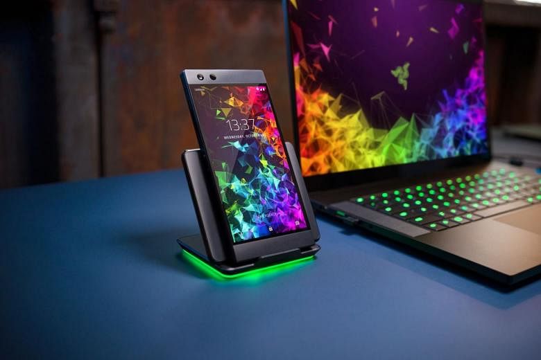 The new Razer Phone 2 adds flagship features such as wireless charging and waterproofing, while maintaining its gaming roots with a 120Hz display and dual front-facing speakers.