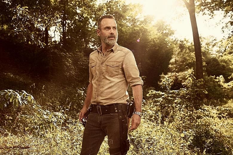 Actor Andrew Lincoln has been starring in The Walking Dead since 2010.