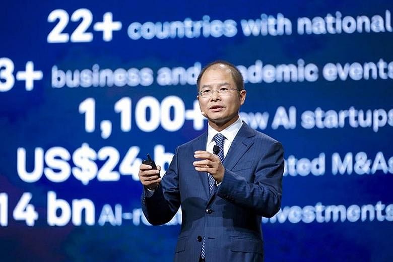 Huawei chairman Eric Xu believes the business potential of AI is immense as only about 4 per cent of firms have invested in AI technology.
