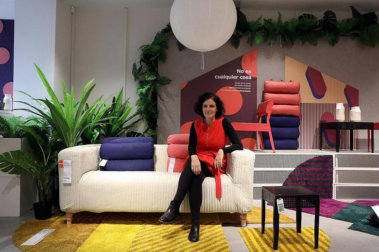 Ms Barbara Martin Coppola, chief digital officer at Ikea Group, at a store in Madrid, Spain, on Wednesday. Ikea is now investing in e-commerce, city-centre showrooms and more home delivery and assembly services.