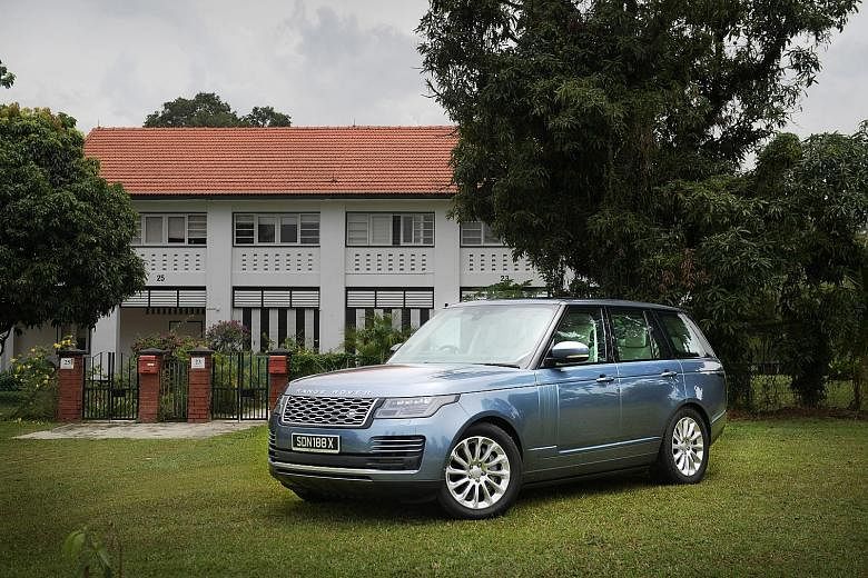 The Range Rover Vogue 3.0 V6 is one of the biggest and tallest sport utility vehicles available here.