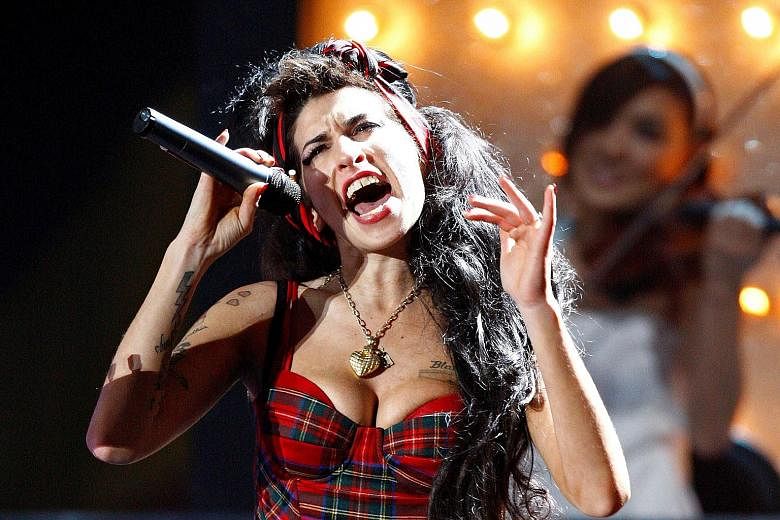 Rehab singer Amy Winehouse (left, performing at the Brit Awards in London in February 2008), who died in 2011 at age 27, will get a new lease of life - on stage and in the form of a hologram. The show, expected to debut next year, will be created by 
