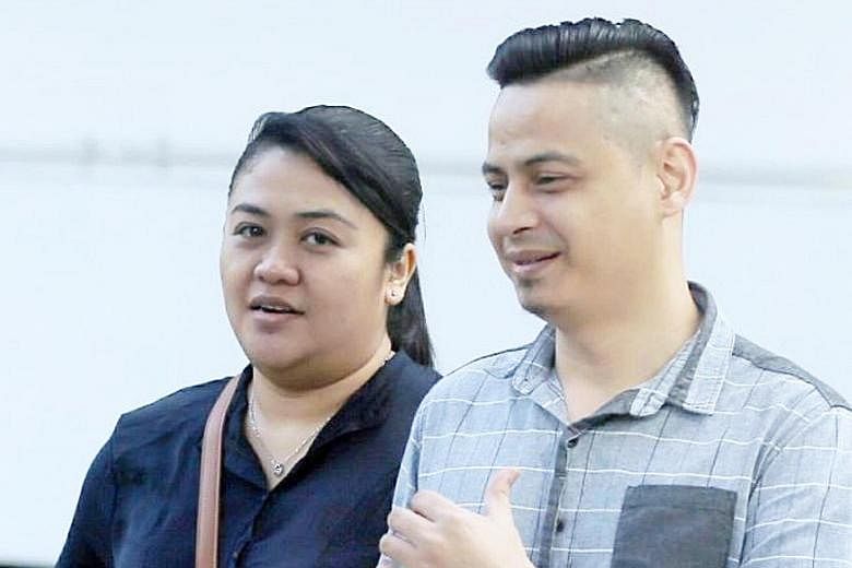 Noryana Mohamed Salleh and her boyfriend Rajzaed Sedik were sentenced in May to 36 weeks' jail each for theft and cheating.