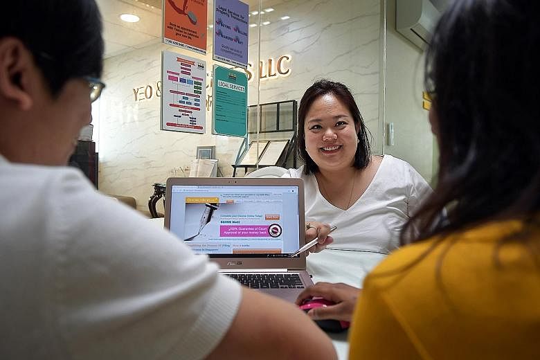 Principal lawyer Beatrice Yeo of Yeo & Associates said she developed the portal "to help divorcing couples do up their own divorce and reach a settlement in the comfort of their homes".