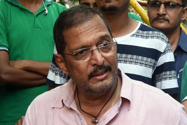 Actor Nana Patekar and director Sajid Khan (right) face separate allegations of sexual harassment. "This is something that requires stringent action," said star Akshay Kumar, who has requested the making of Housefull 4 be stopped.