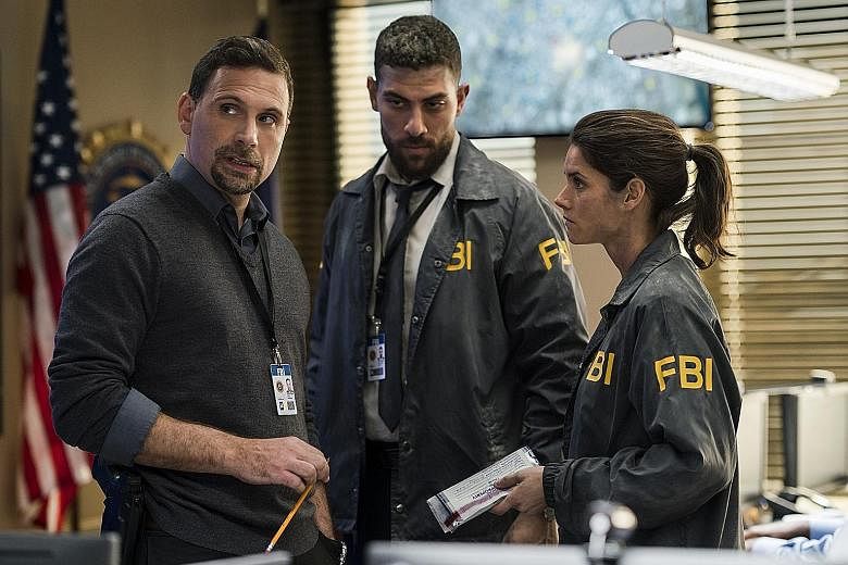 FBI stars (from left) Jeremy Sisto, Zeeko Zaki and Missy Peregrym as federal agents.