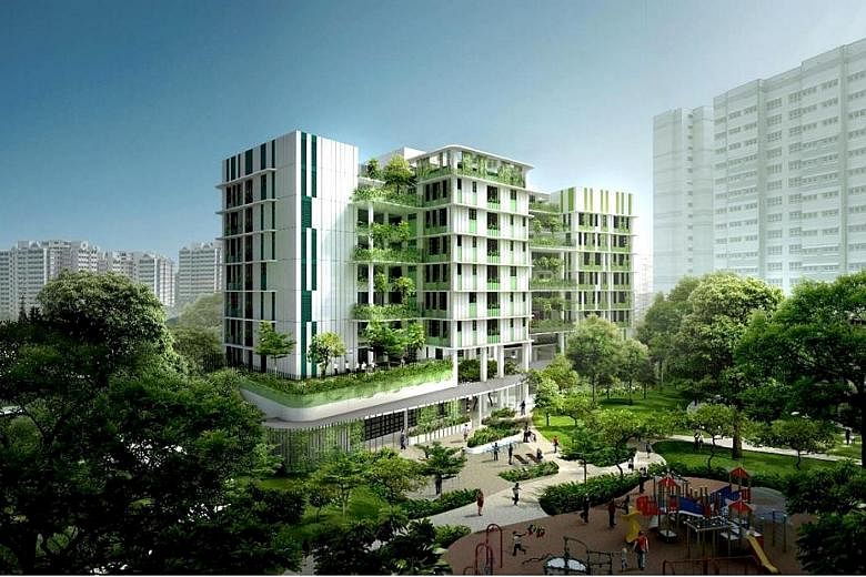 An artist's impression of Bukit Batok Care Home, which will open in the middle of next year.
