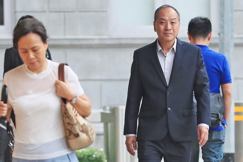 Former Workers' Party chief Low Thia Khiang, seen here on his way to court yesterday, said it had not crossed his mind whether a tender should be called, and disagreed with Senior Counsel Davinder Singh that calling a tender would have "upset the pla