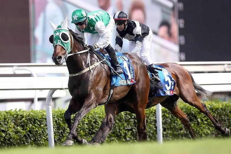 Pakistan Star winning the Champions and Chater Cup in style last time out and is the horse to watch in tomorrow's Group 2 Oriental Watch Sha Tin Trophy Handicap over 1,600m in Race 8.
