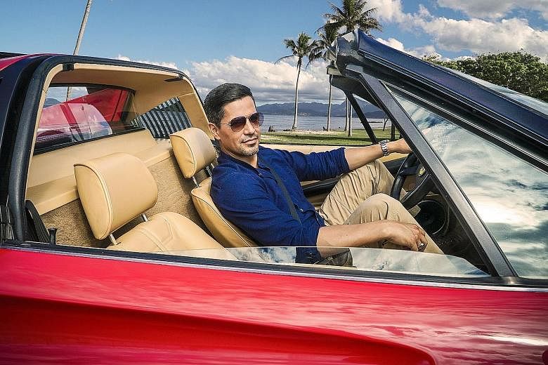 Jay Hernandez plays the charming titular character in Magnum P.I.