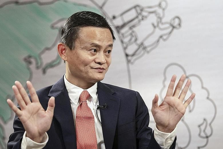 Alibaba's Jack Ma was down US$4 billion (S$5.5 billion) compared to a year ago, but returned to the top of the list for the first time since 2014 with a net worth of US$34.6 billion.
