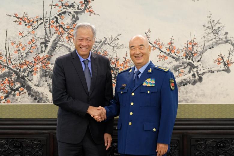 Defence Minister Ng Eng Hen meets second-ranked Chinese defence ...