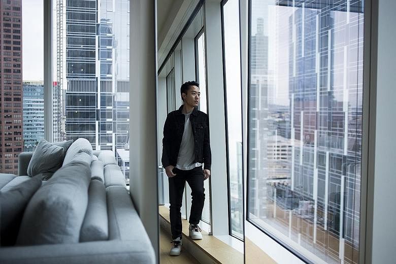 The 24th-floor home of Mr Anthony Nguyen is located in Metropolis, a mixed-use complex that its developer says is the largest of its kind in the western United States.