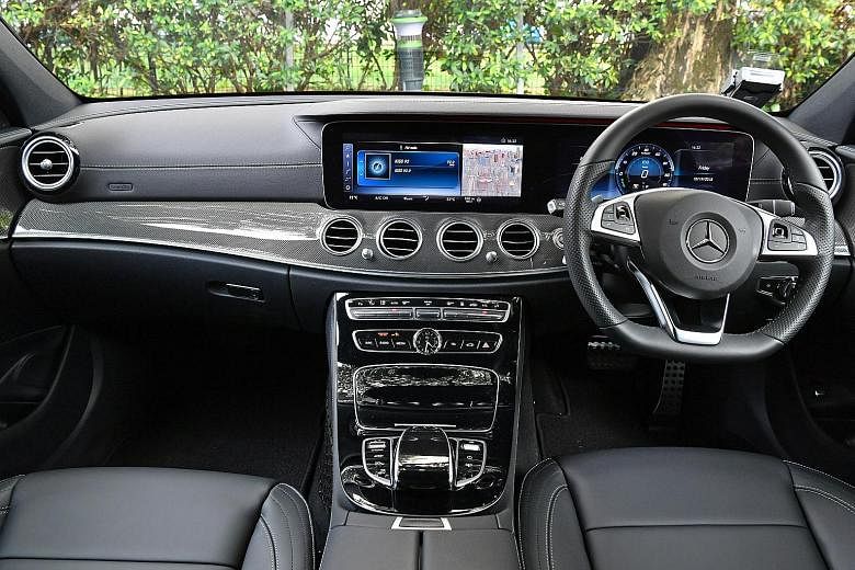 The Mercedes-Benz E350e offers a cushy yet controlled ride, which is supported by an insulated and well-appointed cabin.