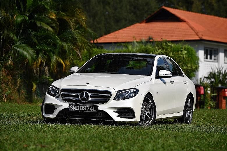 The Mercedes-Benz E350e offers a cushy yet controlled ride, which is supported by an insulated and well-appointed cabin.