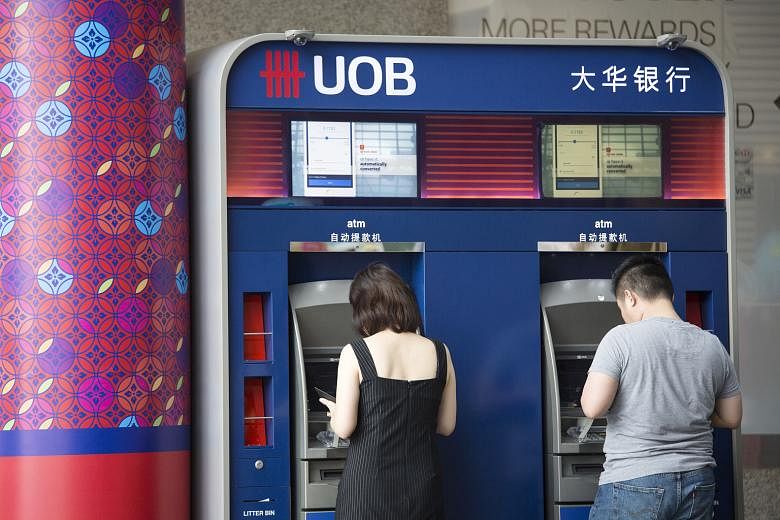 UOB's net profits were generally in line with expectations for the third quarter but earnings were 4 per cent down from the $1.08 billion racked up in the second quarter, as credit costs rose marginally.