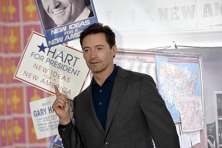 Hugh Jackman at a photo call for the movie The Front Runner in New York last month.