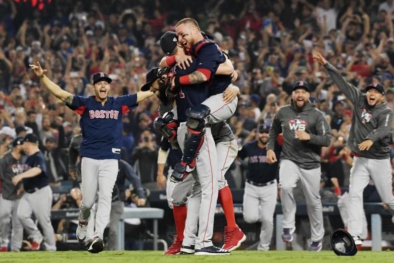 Red Sox beat Dodgers in Game Five to win World Series