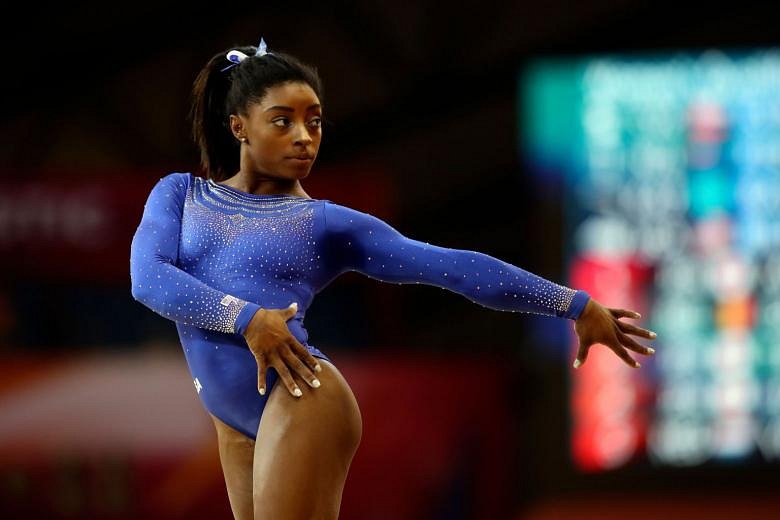 Gymnastics: Biles helps US to women's world team gold | The Straits Times