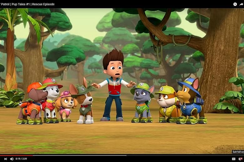 In Paw Patrol, a 10-year-old boy named Ryder organises a team of puppies with oversized eyes and paws and real-world jobs like firefighter or police officer.