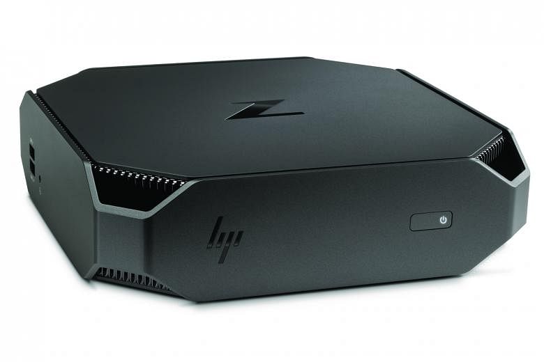 The HP Z2 Mini Workstation weighs about 2kg.