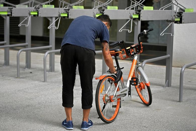 Mobike two bikes store one account