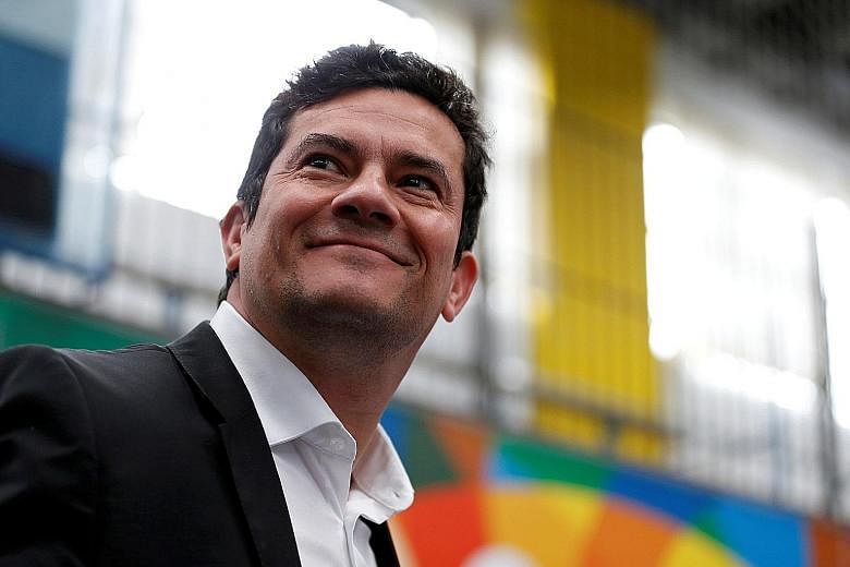Brazilian federal judge Sergio Moro said in 2016 said he would never enter politics, keeping the focus on his graft-fighting crusade in the courts.