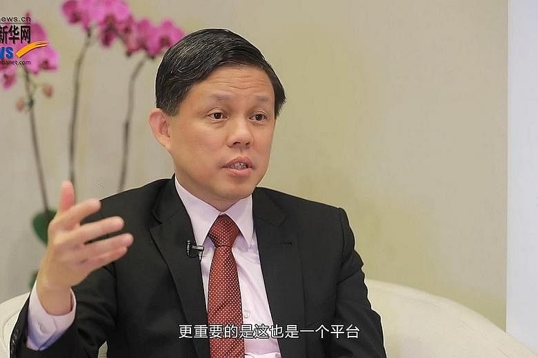 Trade and Industry Minister Chan Chun Sing will lead a delegation to Shanghai in conjunction with the trade fair.