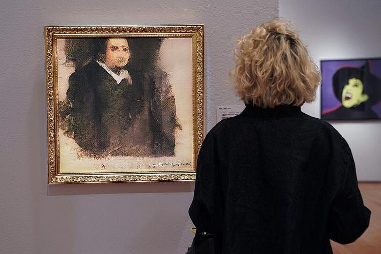 This painting, Portrait of Edmond de Belamy, was not drawn by an artist but generated by artificial intelligence. It was sold to an anonymous buyer for US$432,500 (S$594,600) at Christie's in New York on Oct 22.