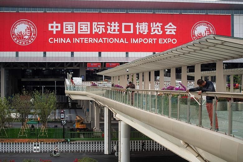 The China International Import Expo, which starts tomorrow, will showcase the products and services of more than 80 Singapore firms.