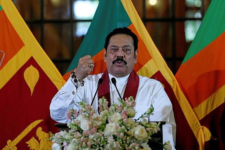 India has not endorsed Mr Mahinda Rajapaksa's return to power in Sri Lanka, while China is said to have congratulated him.