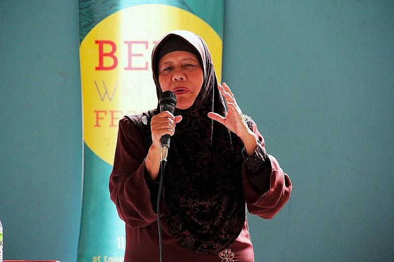 Zurinah Hassan, who has written 22 books and goes by the pen name Haniruz, will take part in panel discussions with local Malay-language writers at the Singapore Writers Festival this weekend.
