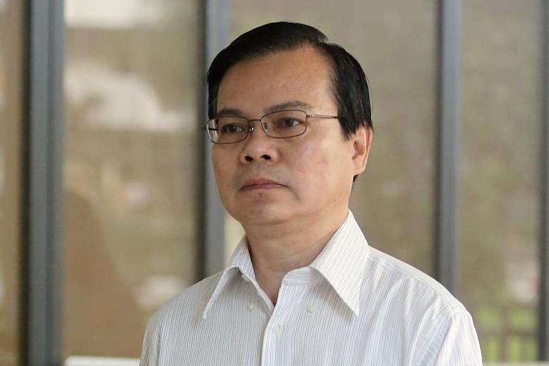 Chia Sin Lan (left) and Ang Mo Kio Town Council's former general manager Wong Chee Meng are being tried for bribes totalling more than $107,000, which Chia allegedly gave Wong for almost two years.