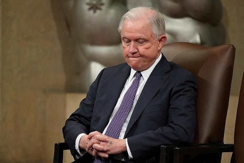 Mr Jeff Sessions recused himself from the Russia probe to avoid any conflict of interest because he had been an adviser on Mr Donald Trump's election campaign, a decision which led to him falling out of the President's good graces.