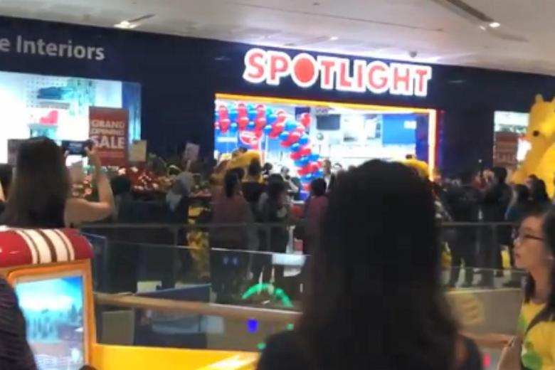 Opening of new Spotlight store at Westgate attracts long queue of