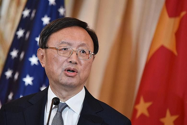 US Secretary of State Michael Pompeo and Chinese diplomat Yang Jiechi held talks last Friday.