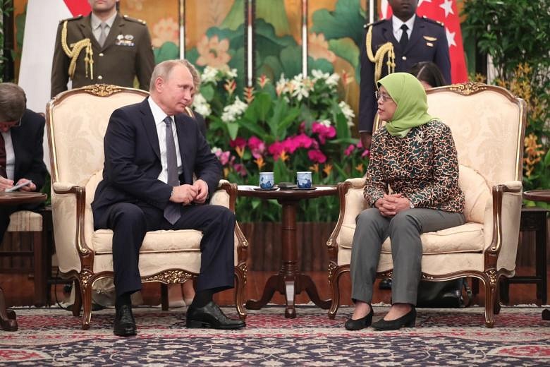 President Vladimir Putin, In First-ever State Visit To Singapore ...