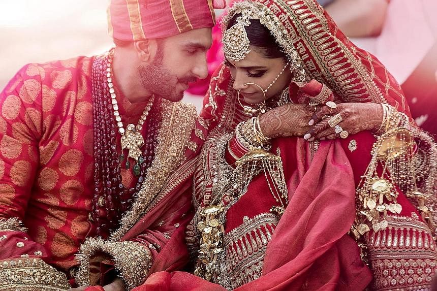 Bollywood superstars Deepika Padukone and Ranveer Singh, called "DeepVeer" by the Indian media, tied the knot in a private ceremony at Lake Como, Italy, on Wednesday and Thursday.