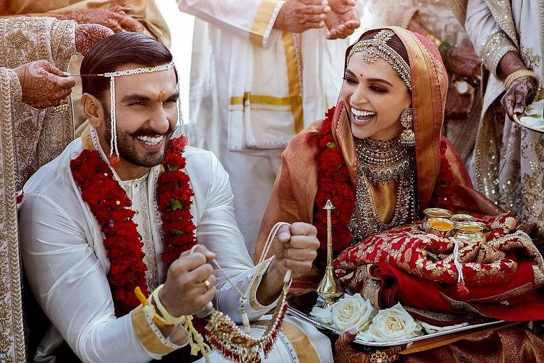 Bollywood superstars Deepika Padukone and Ranveer Singh, called "DeepVeer" by the Indian media, tied the knot in a private ceremony at Lake Como, Italy, on Wednesday and Thursday.