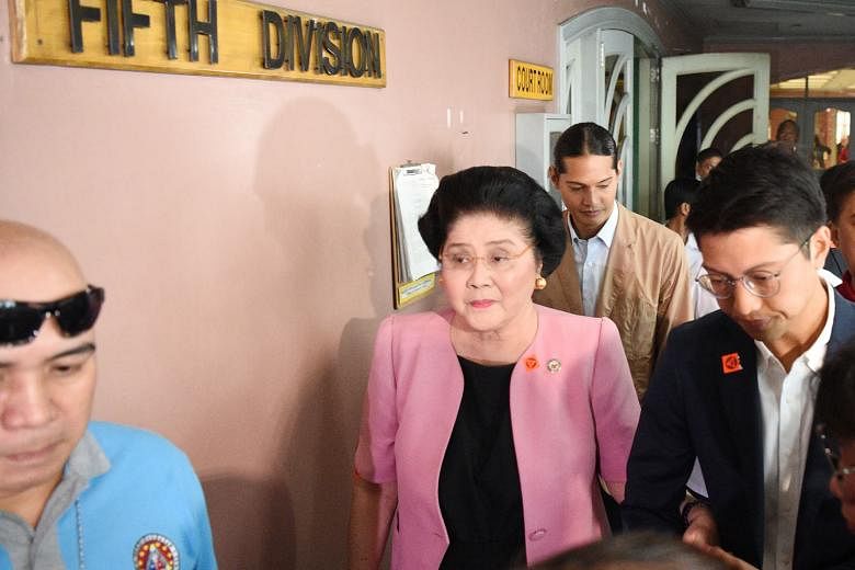 Imelda Marcos was granted bail a week after being found guilty in absentia.