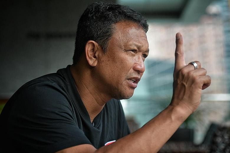 Interim national coach Fandi Ahmad may have made his name in football but, to revive the Lions, he watches National Basketball Association games to get inspirational ideas.
