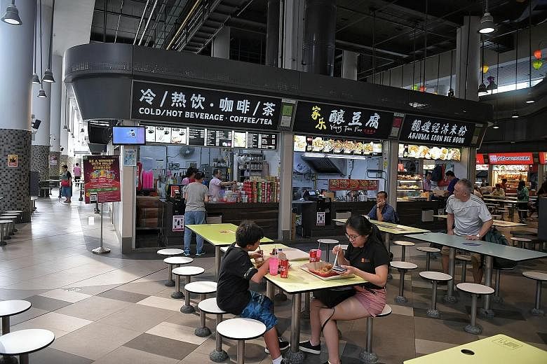 The Our Tampines Hub Hawker Centre is among seven hawker centres under the social enterprise hawker model.