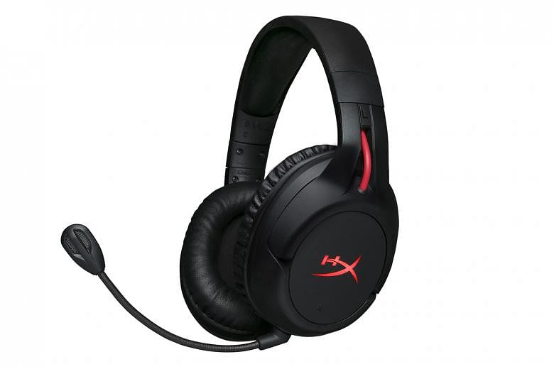 The HyperX gaming headset has ear cups that are equipped with memory foam and are 90-degrees rotatable, making it easy to store.