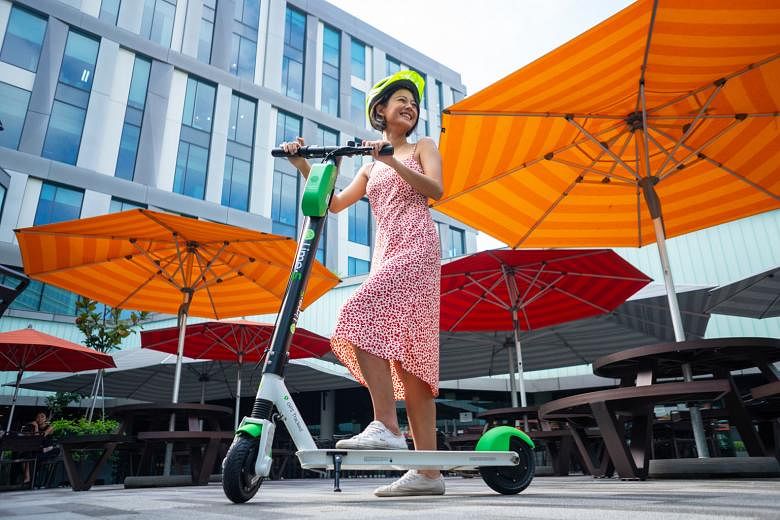 Lime's e-scooters are deployed at Singapore Science Park 1 and 2, through a partnership with property developer Ascendas-Singbridge. The devices cost $1 to unlock, and 20 cents for every minute they are used.
