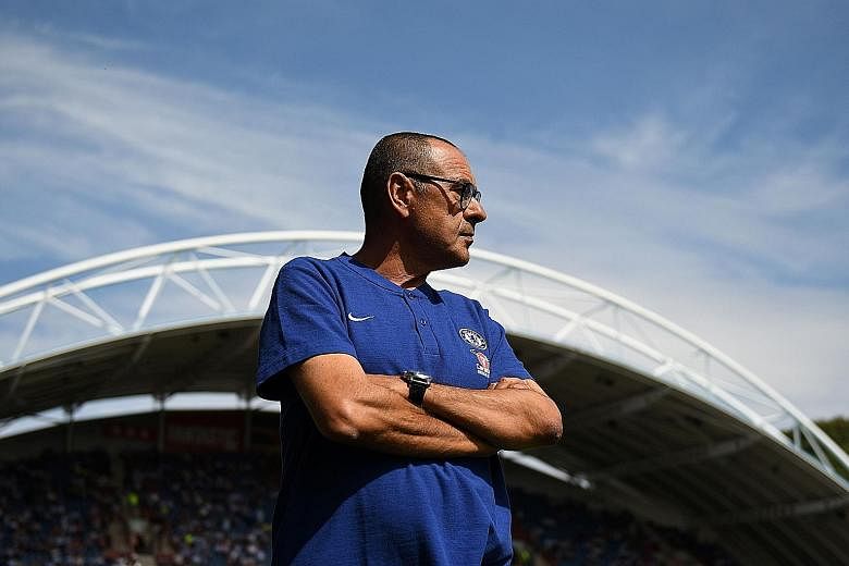 Chelsea manager Maurizio Sarri (above) knows that it is crucial to tie star forward Eden Hazard down at Stamford Bridge, with the club under threat of a transfer ban and therefore unable to sign a replacement in case he leaves.