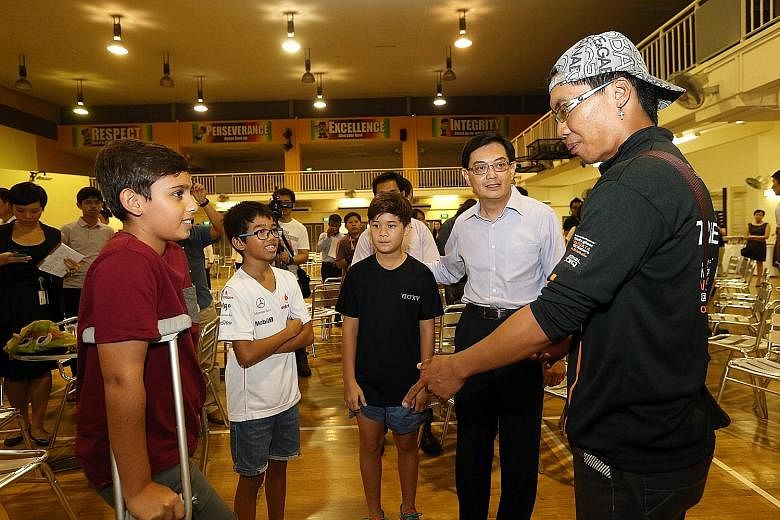 Then Education Minister Heng Swee Keat was present at a tearful reunion at Tanjong Katong Primary School on June 17, 2015, where survivors of the Sabah earthquake shared stories of their Mount Kinabalu ordeal and remembered the friends and loved ones