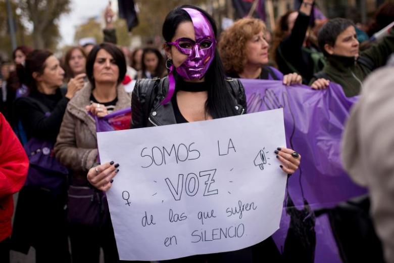 Thousands march in Spanish cities to protest violence against women ...