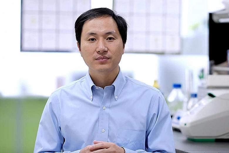 Professor He Jiankui says the DNA of twin girls had been altered to prevent them from contracting HIV.