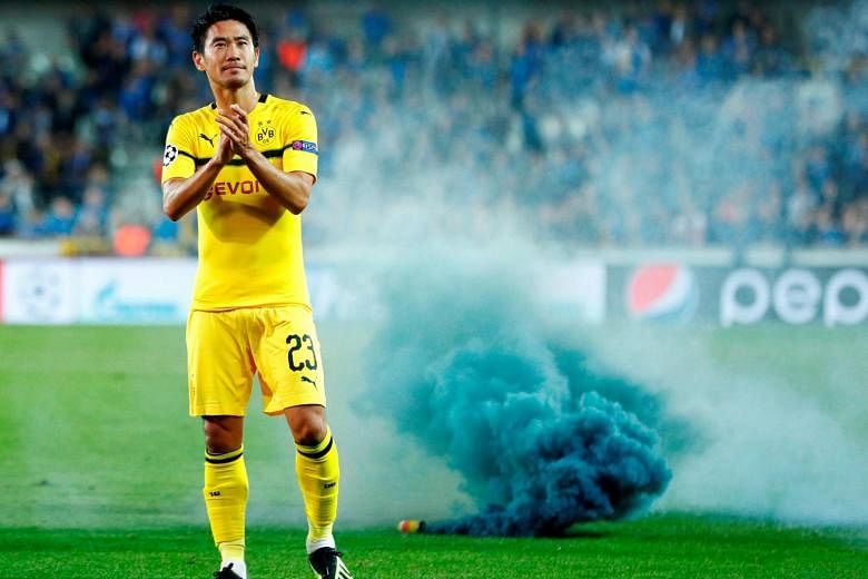 Football: Borussia Dortmund's struggling Shinji Kagawa eyes Spain 