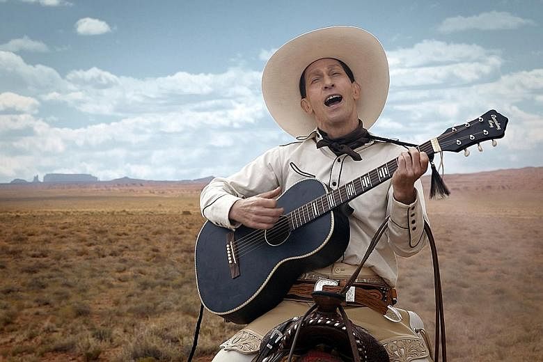 Tim Blake Nelson is a singing outlaw and the fastest gun in the West in The Ballad Of Buster Scruggs.